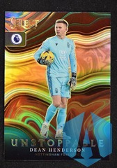 2022-23 Select Premier League Unstoppable Silver Prizm Dean Henderson #9